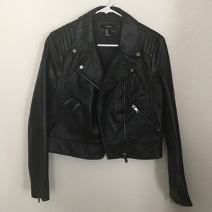 NWT F21 leather jacket
